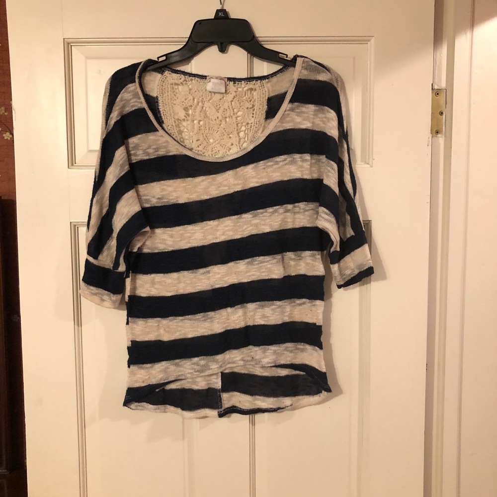 Eyelash Couture 3/4 Length Sweater